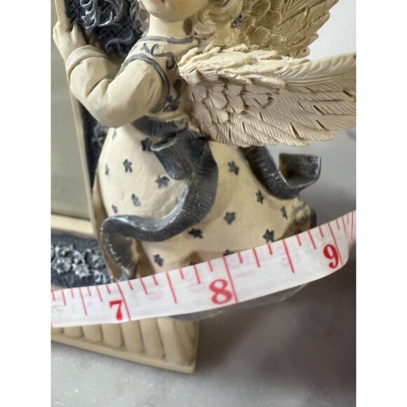 Vtg 2001 Sarahs Angels MindSpring 4x6" Picture Frame Angel Figurines GrannyCore - Picture 7 of 7